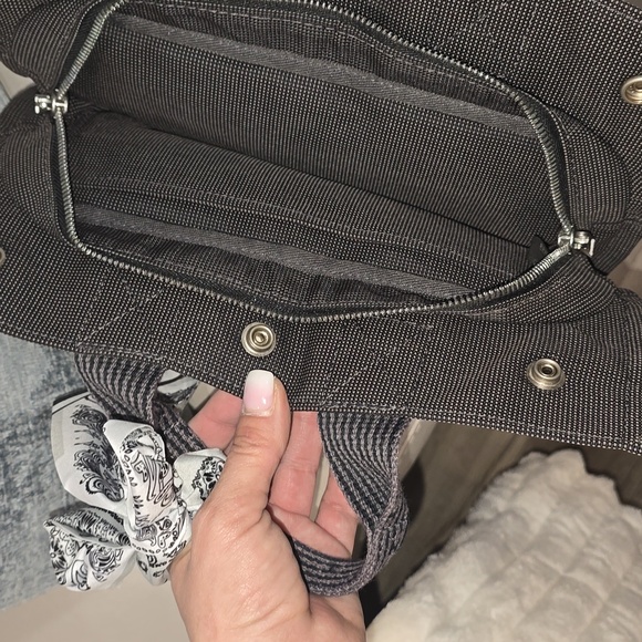 Hermès Paris Canvas Herline PM Small Tote Bag - Picture 6 of 11